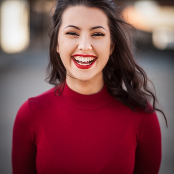 Student smiling